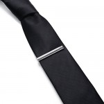 HONEY BEAR Rectangle Cufflinks Tie Clip Set for Mens Business Wedding Gift