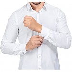 Jstyle Knot Cufflinks for Men Shirt Cufflinks Black Silver Tone Unique Business Wedding