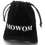 MOWOM Silver Tone Black 2PCS Rhodium Plated Cufflinks Celtic Cross Shirt Wedding Business