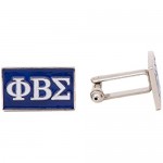 Phi Beta Sigma Fraternity Letter Cufflinks Greek Formal Wear (Cufflinks - Classic)