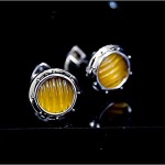 Tonino Lamborghin LUCE Yellow TCL008003 Cufflinks/Anti-allergy/SUS316L Grade Stainless Steel/Italy Boutique