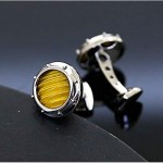 Tonino Lamborghin LUCE Yellow TCL008003 Cufflinks/Anti-allergy/SUS316L Grade Stainless Steel/Italy Boutique