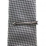 1CAMO Tie Bar Clip – Vintage Silver Arrow Tie Tack – Antique Brushed Nickel Finish Metal Clasp – 2 Inch Length
