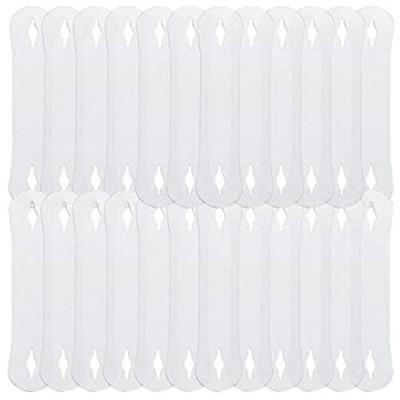 24-Pack Invisible Tie Stays tie Holder Alternative to Tie Bars and Tie Clips