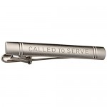 Cherished Moments LDS Missionary Called to Serve Tie Bar for Elders (Silver Tone)