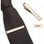 Classic Style Men's Tie Clips Viaky Neck Ties Necktie Bar Pinch Clip with Gold Silver Black 3 Tone Best Gifts for Your Father Lover and Friends in Xmas Anniversary Wedding Party Meeting