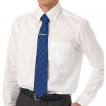 Finrezio 10PCS Tie Clips Set for Men Tie Bar Clip Black for Regular Ties Necktie Wedding Business Clips with Gift Box