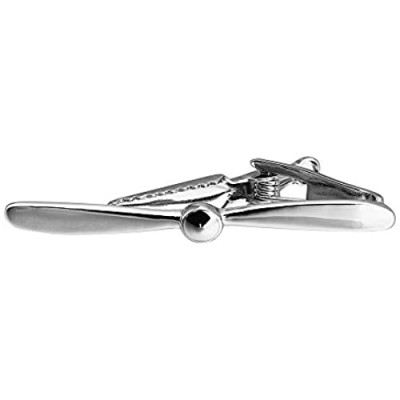 HAWSON 2 inch Tie Clip for Men-Novelty Propeller Necktie Bar Clip Tie Pin Special Interesting Gift for Men
