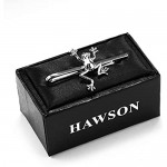 HAWSON 2 inch Tie Clip for Men Novelty Tie Bar Skinny Tie Clips for Necktie Daily Life with Gift Box-Shrimp Carp Goldfish Frog Lobster Swordfish