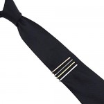 HAWSON Skinny Tie Clip for Men 2 Inch Tie Clip Bar Set 1pcs/4pcs Tie Clip Gift Set for Wedding Meetting Party
