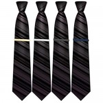 Selizo 4Pcs Tie Clip Tie Bar Tie Clips for Men