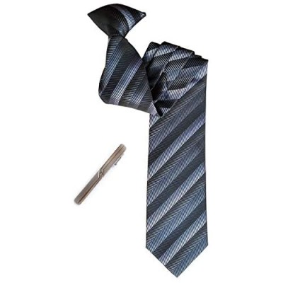 Simpowe Men's Clip On Tie 2.75 Inches