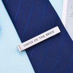 Uncle of The Bride Tie Clip Stainless Steel Tie Bar Thank You for Being A Part of Our Sepcial Day Wedding Family Reunion Gift Best Uncle Ever