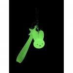 Bad Bunny Keychain Glows Fluorescent Green for Keys & Bookbags