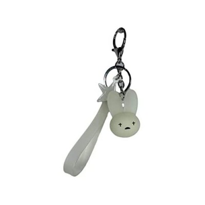 Bad Bunny Keychain Glows Fluorescent Green for Keys & Bookbags