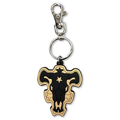 Black Clover Key Chain - Black Bulls Emblem