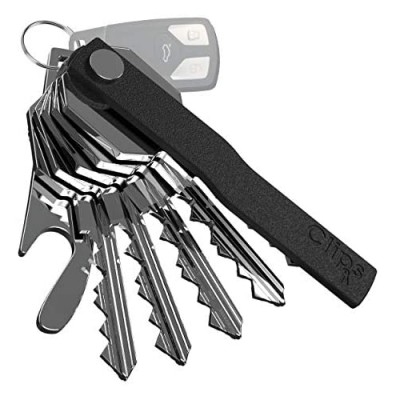 Clips Mini Key Organizer Smart Compact Holder Keychain Made of Robust Aluminum & Stainless-Steel Alloys Pocket Clip Organizer Up to 12 Keys- New Patented Design Includes Bottle Opener