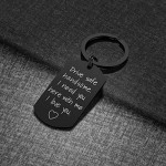 Drive Safe Keychain for Boyfriend - Drive Safe Handsome I Need You Here With Me Keyring Birthday Valentine’s Day Gifts for Him Boyfriend Husband Gifts