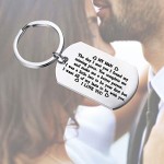 FUSTMW to My Man Keychain Husband Boyfriend Key Chain Gift I was a Little Late to Be Your First But I Want All of My Lasts to Be with You