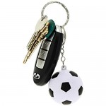 Juvale Soccer Ball Keychain for Party Favors Mini Foam Balls (30 Pack)