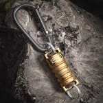 Keychain Magnetic Connector Titanium or Brass EDC Mag Beads Secure Key Quick Release Carabiner Detachable Keys Easy Access