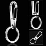 Keychains for Crafts 3 Pack Assembled Key Chains Rings Key Rings Hardware Key Rings for Key Chains Crafts and Lanyards