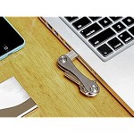 KeySmart Classic - Compact Key Holder and Keychain Organizer (up to 14 Keys Titanium)
