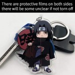 Naruto Keychain Anime Keychin Uchiha Itachi Plush Figure Fanghua Naruto Gifts for Boys