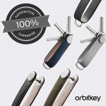 Orbitkey Active Rubber Key Organizer Jet Black | Holds up to 7 Keys