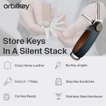Orbitkey Crazy Horse Leather Key Organizer | Quiet Profile | Holds up to 7 Keys