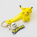 Pokemon Keychain-Pikachu Keychain Accessories for Women Silicone 1 Set Cute Kawaii Gift for Girls