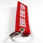 Remove Before Flight Key Chain - Red/White 1pc by Rotary13B1