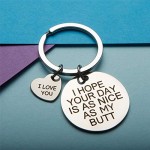 Valentines Day Gift Keychain for Boyfriend Husband From Girlfriend Wife Birthday Couple Gifts For Keyring Keychain For Lover