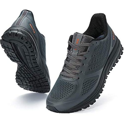 JOOMRA Men's Supportive Running Shoes Cushioned Lightweight Athletic Sneakers