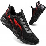 Mens Tennis Running Training Athletic Workout Sport Sneakers Walking Work Lightweight Gym Shoes Slip Resistant Shoes