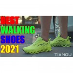 TIAMOU Men Running Walking Shoes Sport Athletic Wihte Jogging Sneakers