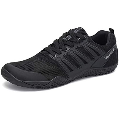 Voovix Mens Barefoot Shoes Womens Gym Athletic Trail Running Shoes Unisex Minimalist Hiking Shoes for Outdoor Sports Cross Trainer
