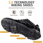 CAMEL CROWN Hiking Shoes Men Breathable Non-Slip Sneakers Lightweight Low Top for Outdoor Trailing Trekking Walking