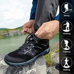 CAMEL CROWN Hiking Shoes Men Breathable Non-Slip Sneakers Lightweight Low Top for Outdoor Trailing Trekking Walking