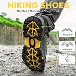 CAMEL CROWN Men's Hiking Shoes Low Top Trekking Boots Non-Slip Walking Sneakers for Outdoor Work Trail Casual