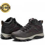 CC-Los Men's Hiking Boots Shoes Waterproof Mid Low Top Boot Shoe Shock-Absorbing EVA Casual Outdoor Lightweight
