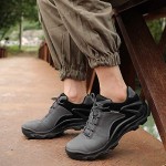 DRKA Men's Waterproof Hiking Shoes Breathable Lightweight Non Slip Outdoor Trekking Boots