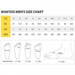 Wantdo Men's Waterproof Hiking Shoes Anti-Slip Shoes for Outdoor Mountain Trainer Hiking Camping Walking