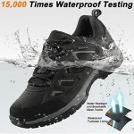 Wantdo Men's Waterproof Hiking Shoes Outdoor Low Cut Hiking Boots for Trekking