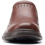 Clarks Un Brawley Step Mahogany Tumbled Leather 10 EE - Wide