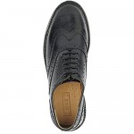 DLT Men's Genuine Imported Leather with Rubber Sole Goodyear Welted Oxford Dress Shoes