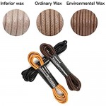 Mobey 8 Pairs Dress Shoes Laces Waxed Round Shoe Lace Strings for Dress Shoes Leather Shoes