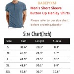 BABEIYXM Men's Shirt Button Short/Long Sleeve Casual Top with Pockets Slim T-Shirt Upgraded Models