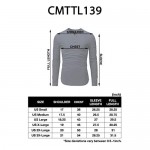 H2H Mens Casual Slim Fit Henley T-Shirt Long Sleeve Indigo US 2XL/Asia 3XL (CMTTL139)