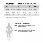 Hi-Tec Men's Sequoia Henley Long Sleeve Performance T-Shirt